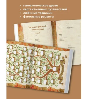 Родословная книга "Семейное древо" (слоновая кость)